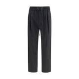 Dolce & Gabbana Black Wool Oves Aries Joggers (Workout Pants)