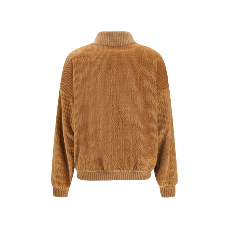 Kristina Ti Brown Cotton Bomber