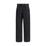 Kristina Ti Black Polyester Casual Pants