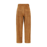 Kristina Ti Brown Cotton Casual Pants