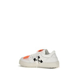 Off-White White Calf Leather Bos Taurus Low Top Sneakers