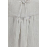 Miu Miu White Linen Casual Dress