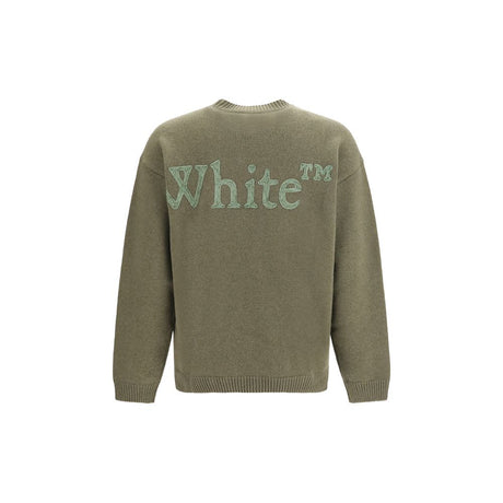Off-White Bicolor Wool Oves Aries Sweatshirt