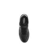 Dsquared² Black Calf Leather Bos Taurus Athletic Sneakers