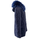 Mr&Mrs Italy Blue Cotton Women's Jacket