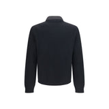 Prada Black Wool Oves Aries Full-Length Jacket