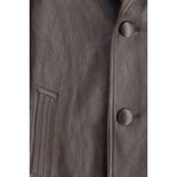 Prada Brown Lamb Leather Leather Jacket