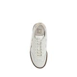Veja White Calf Leather Bos Taurus Low Top Sneakers