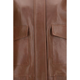 Arma Brown Lamb Ovis Aries Aries Full-Length Jacket