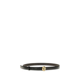 Versace Black Calf Leather Bos Taurus Regular Belt