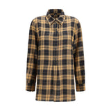 PINKO Beige Viscose Pattern Shirt