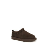 UGG Brown Suede Leather Mules