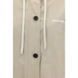 Miu Miu Beige Cotton Coat
