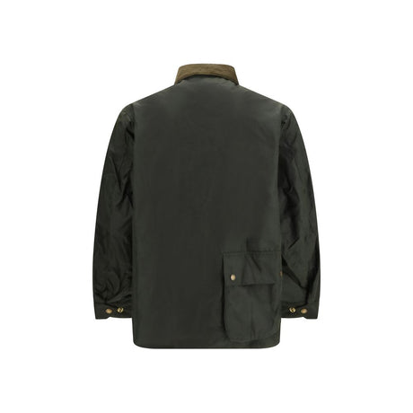 Barbour International Bicolor Cotton Full-Length Jacket