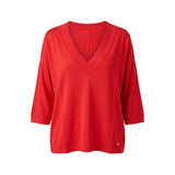 Trussardi Jeans Red Viscose Women Sweater