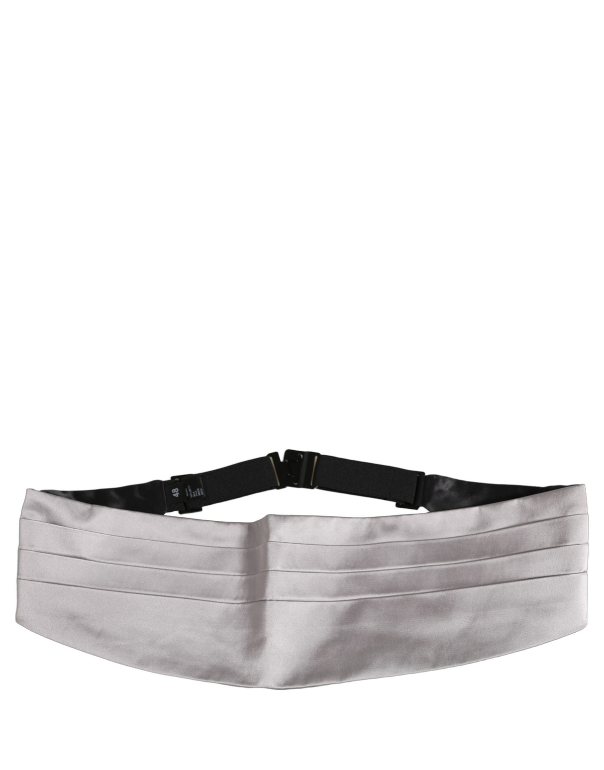 Dolce & Gabbana Gray Men 100% Silk Belt Waist Cummerbund