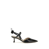 Fendi Black Calf Leather Bos Taurus Pumps