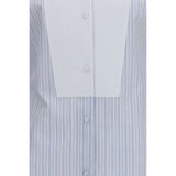 Tom Ford Blue Cotton Pattern Shirt