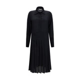 Fendi Black Silk Casual Dress