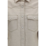 Fendi Beige Denim Shirt