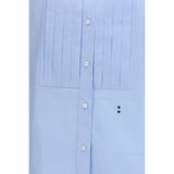 Fendi Blue Cotton Dress Shirt