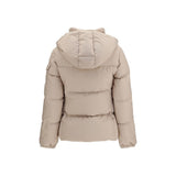 Moncler Beige Goose Down Shell Jacket