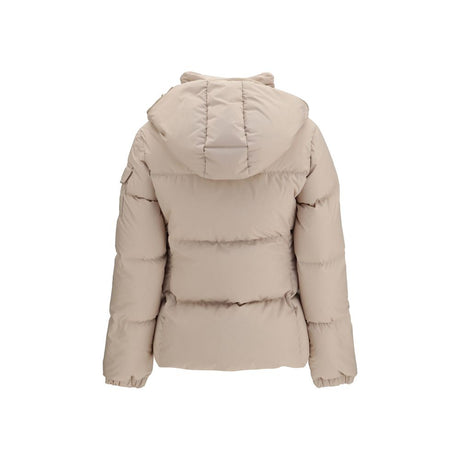 Moncler Beige Goose Down Shell Jacket