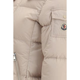 Moncler Beige Goose Down Shell Jacket