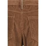 Brunello Cucinelli Brown Cotton Casual Pants