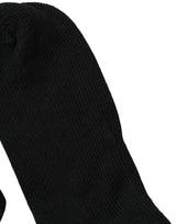 Dolce & Gabbana Black Sequin Cotton Knit Mid Calf Accessory Socks