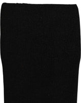 Dolce & Gabbana Men Black Viscose Logo Knee High Accessory Socks