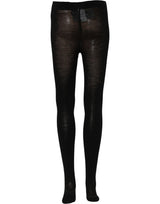 Dolce & Gabbana Black Wool Stretch Tights Stocking Accessory Socks