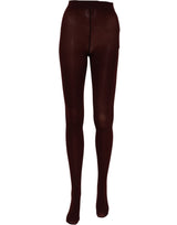 Dolce & Gabbana Maroon Nylon Tights Stocking Pantyhose Socks