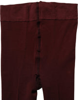 Dolce & Gabbana Maroon Nylon Tights Stocking Pantyhose Socks