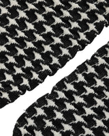 Dolce & Gabbana Black White Houndstooth Ankle Length Socks