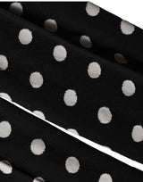 Dolce & Gabbana Black Polka Dot Fishnet Pantyhose Stockings Socks