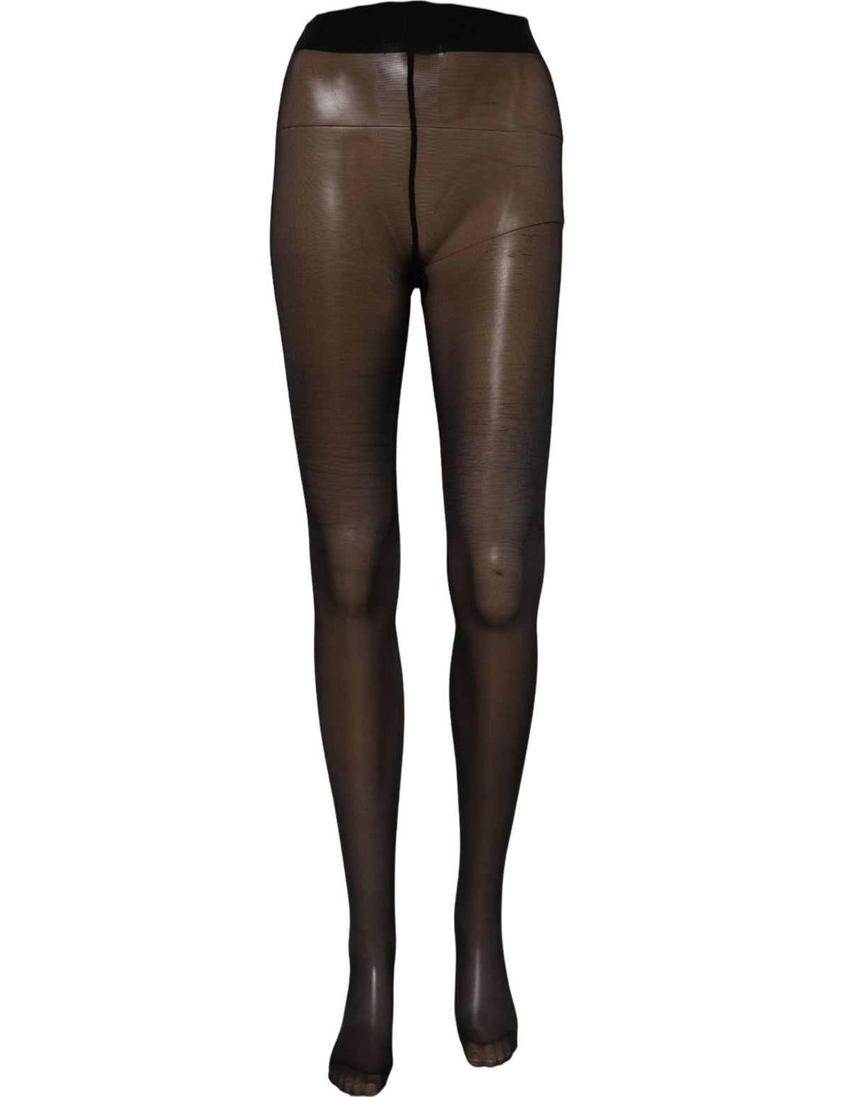 Dolce & Gabbana Black Nylon Tights Stocking Pantyhose Socks