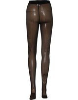 Dolce & Gabbana Black Nylon Tights Stocking Pantyhose Socks