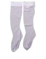 Dolce & Gabbana White Knee High Sheer Nylon Accessory Socks