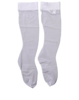 Dolce & Gabbana White Knee High Sheer Nylon Accessory Socks