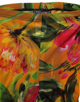 Dolce & Gabbana Floral Nylon Tights Stockings Multicolor Socks