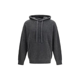 Laneus Gray Cashmere Hoodie