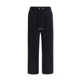 Ami Paris Black Cotton Joggers (Workout Pants)