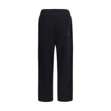 Ami Paris Black Cotton Joggers (Workout Pants)
