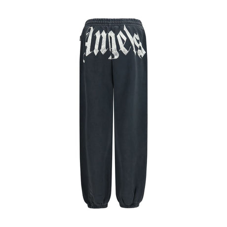 Palm Angels Gray Cotton Joggers (Workout Pants)