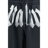 Palm Angels Gray Cotton Joggers (Workout Pants)