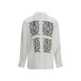 Max Mara White Silk Dress Shirt
