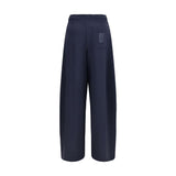 Max Mara Blue Polyamide Casual Pants