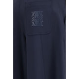 Max Mara Blue Polyamide Casual Pants