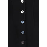 Max Mara Black Wool Oves Aries Coat